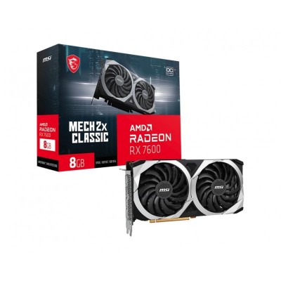 Відеокарта MSI Radeon RX 7600 8GB GDDR6 MECH 2X CLASSIC OC