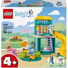 Конструктор LEGO Bluey Веселощі з Блуї та Хлоєю на ігровому майданчику