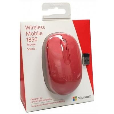 Мышка Microsoft Mobile 1850 Red (U7Z-00034)