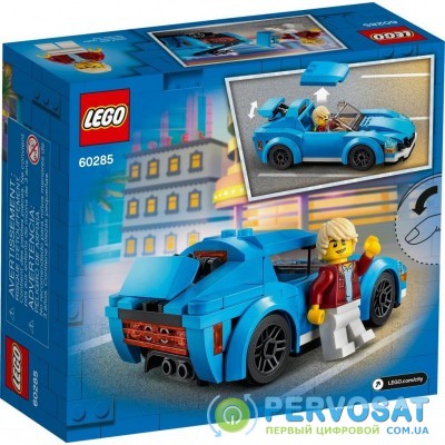 Конструктор LEGO City Great Vehicles Спортивный автомобиль 89 деталей (60285)