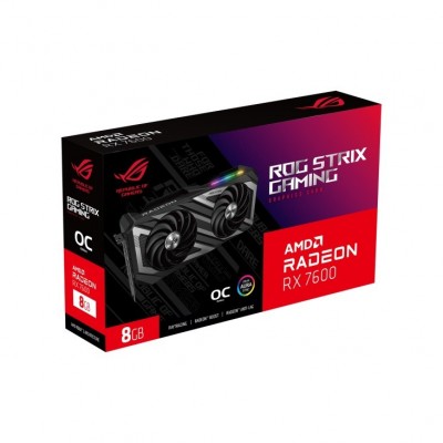 Відеокарта ASUS Radeon RX 7600 8GB GDDR6 STRIX OC ROG-STRIX-RX7600-O8G-GAMING