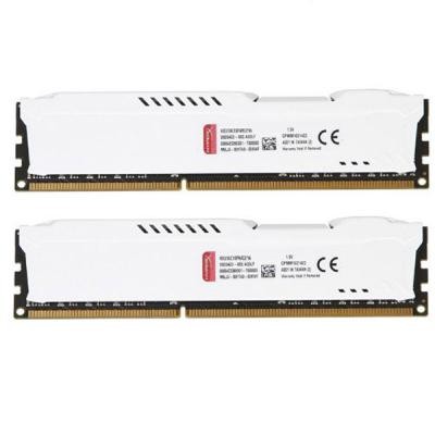 Модуль памяти для компьютера DDR3 8Gb (2x4GB) 1866 MHz HyperX Fury White HyperX (Kingston Fury) (HX318C10FWK2/8)