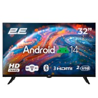 Телевізор 32" 2E LED HD 60Hz Smart Android Black