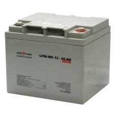 Батарея до ДБЖ LogicPower LPM MG 12В 40Ач (3874) Батарея до ДБЖ LogicPower LPM MG 12В 40Ач (3874)