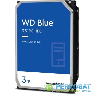 Жорсткий диск WD 3.5&quot; SATA 3.0 3TB 5400 256MB Blue