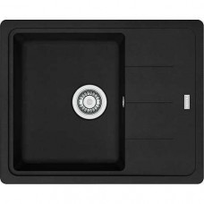 Мийка кухонна Franke Basis, фраграніт, прямокутник, з крилом, 620х500х200мм, чаша - 1, накладна, BFG 611-62, чорний матовий Мийка кухонна Franke Basis, фраграніт, прямокутник, з крилом, 620х500х200мм, чаша - 1, накладна, BFG 611-62, чорний матовий