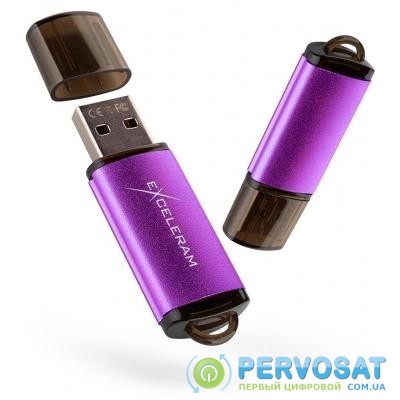 USB флеш накопитель eXceleram 128GB A3 Series Purple USB 3.1 Gen 1 (EXA3U3PU128)