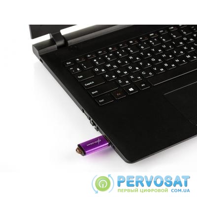 USB флеш накопитель eXceleram 128GB A3 Series Purple USB 3.1 Gen 1 (EXA3U3PU128)