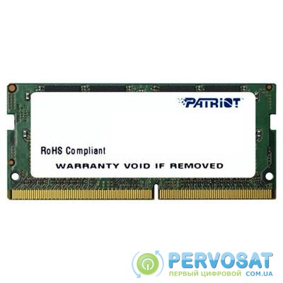 Модуль памяти для ноутбука SoDIMM DDR4 16GB 2666 MHz Patriot (PSD416G26662S)