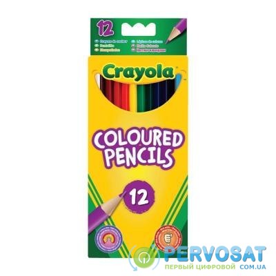 Карандаши цветные Crayola 12 цветных карандашей (3612)
