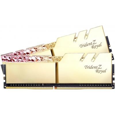 Модуль памяти для компьютера DDR4 16GB (2x8GB) 3000 MHz TridentZ RGB ROYAL Gold G.Skill (F4-3000C16D-16GTRG)