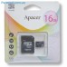 Карта памяти Apacer 16GB microSDHC Class4 w/ 1 Adapter RP (AP16GMCSH4-R)