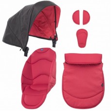 Набір текстилю для коляски Chicco Urban червоний (79168.99) Набір текстилю для коляски Chicco Urban червоний (79168.99)