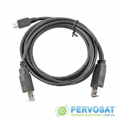 Кабель для передачи данных USB 2.0 AMx2 to Mini 5P 0.2m Cablexpert (CCP-USB22-AM5P-3)