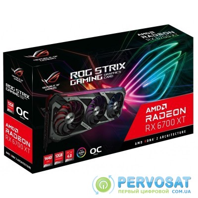 Вiдеокарта ASUS Radeon RX 6700 XT 12GB DDR6 STRIX OC GAMING