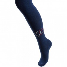 Колготки UCS SOCKS з сердечками із страз (M0C0302-1144-7G-blue) Колготки UCS SOCKS з сердечками із страз (M0C0302-1144-7G-blue)
