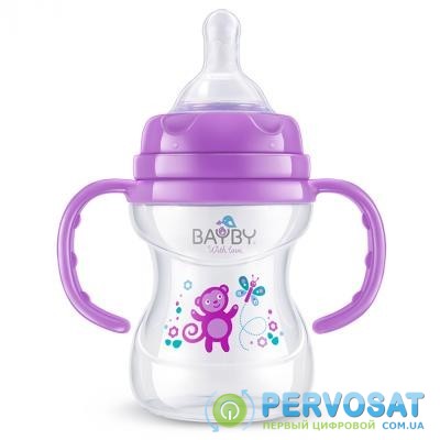 Набор для кормления новорожденных BAYBY 6 мес+ фиолетовый (BGS6202)