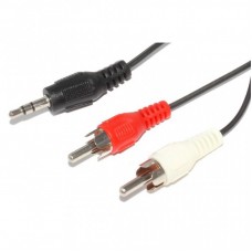 Кабель мультимедійний Jack 3.5mm папа/2RCA папа, 7.5m Atcom (10710) Кабель мультимедійний Jack 3.5mm папа/2RCA папа, 7.5m Atcom (10710)