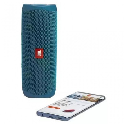 Акустическая система JBL Flip 5 Eco Edition Ocean Blue (JBLFLIP5ECOBLU)