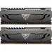 Модуль памяти для компьютера DDR4 8GB (2x4GB) 3200 MHz Viper Steel Gray Patriot (PVS48G320C6K)