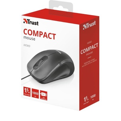 Trust IVERO COMPACT MOUSE BLACK