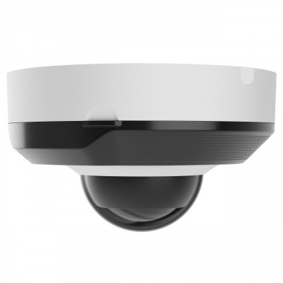 IP-Камера дротова Ajax DomeCam Mini HL white, 8мп, 2.8мм, гібридне підсвічування IR 15м, білий Led 15м, Poe, True WDR, IP 65, ІЧ 15м, аудіо, кут огляду 100° до 110°, міні купольна, біла