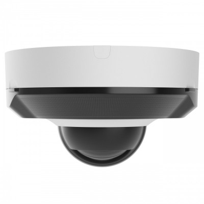IP-Камера дротова Ajax DomeCam Mini HL white, 8мп, 2.8мм, гібридне підсвічування IR 15м, білий Led 15м, Poe, True WDR, IP 65, ІЧ 15м, аудіо, кут огляду 100° до 110°, міні купольна, біла