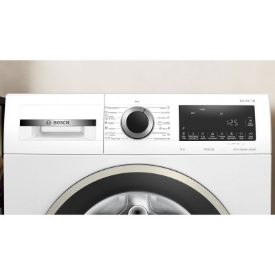 Пральна машина Bosch фронтальна, 9кг, 1400, A, 59см, дисплей, білий