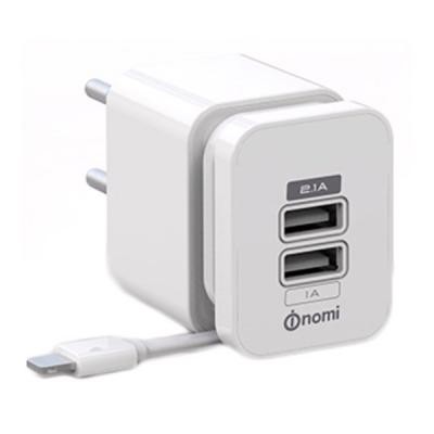 Зарядное устройство Nomi HC05213 2*USB 2.1A White (173969)