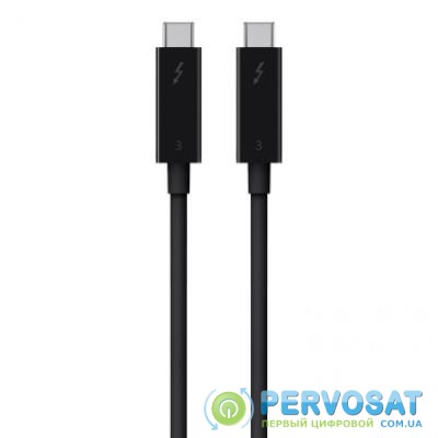 Дата кабель Thunderbolt™ 3 Cable (USB-C™ to USB-C) (100W) (6.5ft/2m) Belkin (F2CD085BT2M-BLK)
