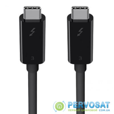 Дата кабель Thunderbolt™ 3 Cable (USB-C™ to USB-C) (100W) (6.5ft/2m) Belkin (F2CD085BT2M-BLK)