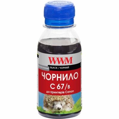 Чорнило WWM Canon PFI-107Bk 100г Black (C67/B-2)