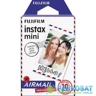 Бумага Fujifilm COLORFILM INSTAX MINI AIRMAIL (54х86мм 10шт) (70100139610)