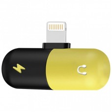 Перехідник Lightning to Lightning + 3.5mm XoKo (AC-300-BKYL) Перехідник Lightning to Lightning + 3.5mm XoKo (AC-300-BKYL)