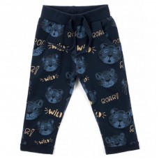 Штани дитячі Breeze з тигриками (13895-80B-blue) Штани дитячі Breeze з тигриками (13895-80B-blue)