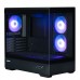 Корпус Zalman P30 black без БЖ, 1xUSB3.0, 1xUSB Type-C, 3x120мм ARGB, VGA 420мм, LCS ready, TG Front/Side Panel, mATX, чорний