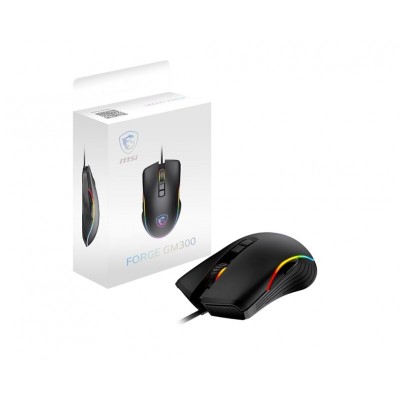 Миша MSI FORGE GM300, RGB, USB-A, чорний