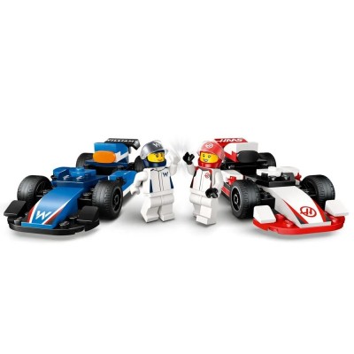 Конструктор LEGO City Автомобілі для перегонів F1 команд Williams Racing та Haas F1
