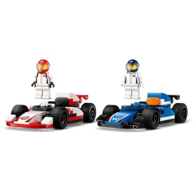Конструктор LEGO City Автомобілі для перегонів F1 команд Williams Racing та Haas F1