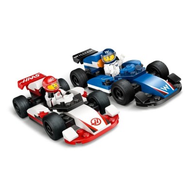 Конструктор LEGO City Автомобілі для перегонів F1 команд Williams Racing та Haas F1