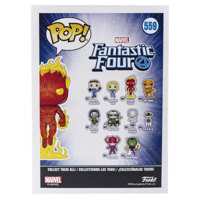 Funko Коллекционная фигурка Funko POP! Bobble: Marvel: F4: Human Torch 44987