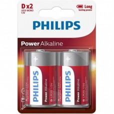 Батарейка PHILIPS D LR20 Power Alkaline * 2 (LR20P2B/10) Батарейка PHILIPS D LR20 Power Alkaline * 2 (LR20P2B/10)
