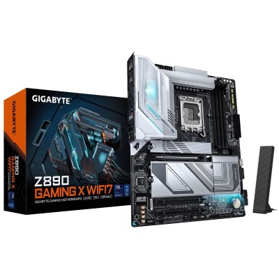 Материнська плата GIGABYTE Z890 GAMING X WIFI7 s1851 Z890 4xDDR5 M.2 HDMI DP Wi-Fi BT ATX