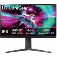 Монітор LG 31.5" 32GR93U-B 2xHDMI, DP, USB, Audio, IPS, 3840x2160, 144Hz, 1ms, DCI-P3 95%, G-SYNC, FreeSync, Pivot, HDR400 Монітор LG 31.5" 32GR93U-B 2xHDMI, DP, USB, Audio, IPS, 3840x2160, 144Hz, 1ms, DCI-P3 95%, G-SYNC, FreeSync, Pivot, HDR400