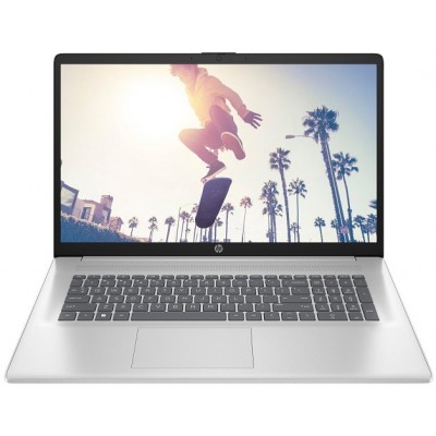 Ноутбук HP 17-cn4041ua 17.3" FHD IPS AG, Intel 7-150U, 16GB, F512GB, UMA, DOS, сріблястий