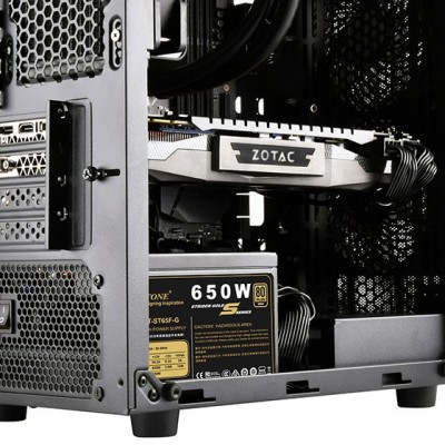 Корпус SilverStone PRECISION PS15B-PRO, MiniT,USB3.0Type-Ax2,3x120мм ARGB,скло(бічна панель),без БЖ,чорний