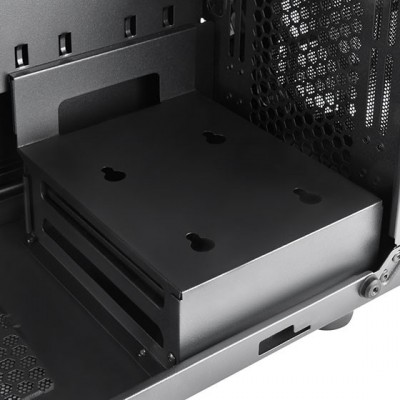 Корпус SilverStone PRECISION PS15B-PRO, MiniT,USB3.0Type-Ax2,3x120мм ARGB,скло(бічна панель),без БЖ,чорний
