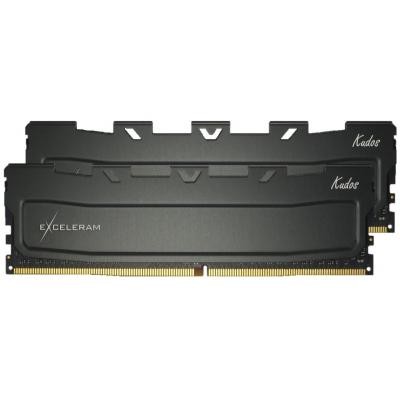 Модуль памяти для компьютера DDR4 32GB (2x16GB) 2800 MHz Black Kudos eXceleram (EKBLACK4322818AD)