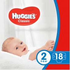 Підгузок Huggies Classic 2 Small 18 шт (5029053543055) Підгузок Huggies Classic 2 Small 18 шт (5029053543055)