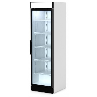 Холодильна вітрина Snaige, 206.4x59.5х73.1, 550л, полок - 5, зон - 1, 1дв., ST, банер, білий